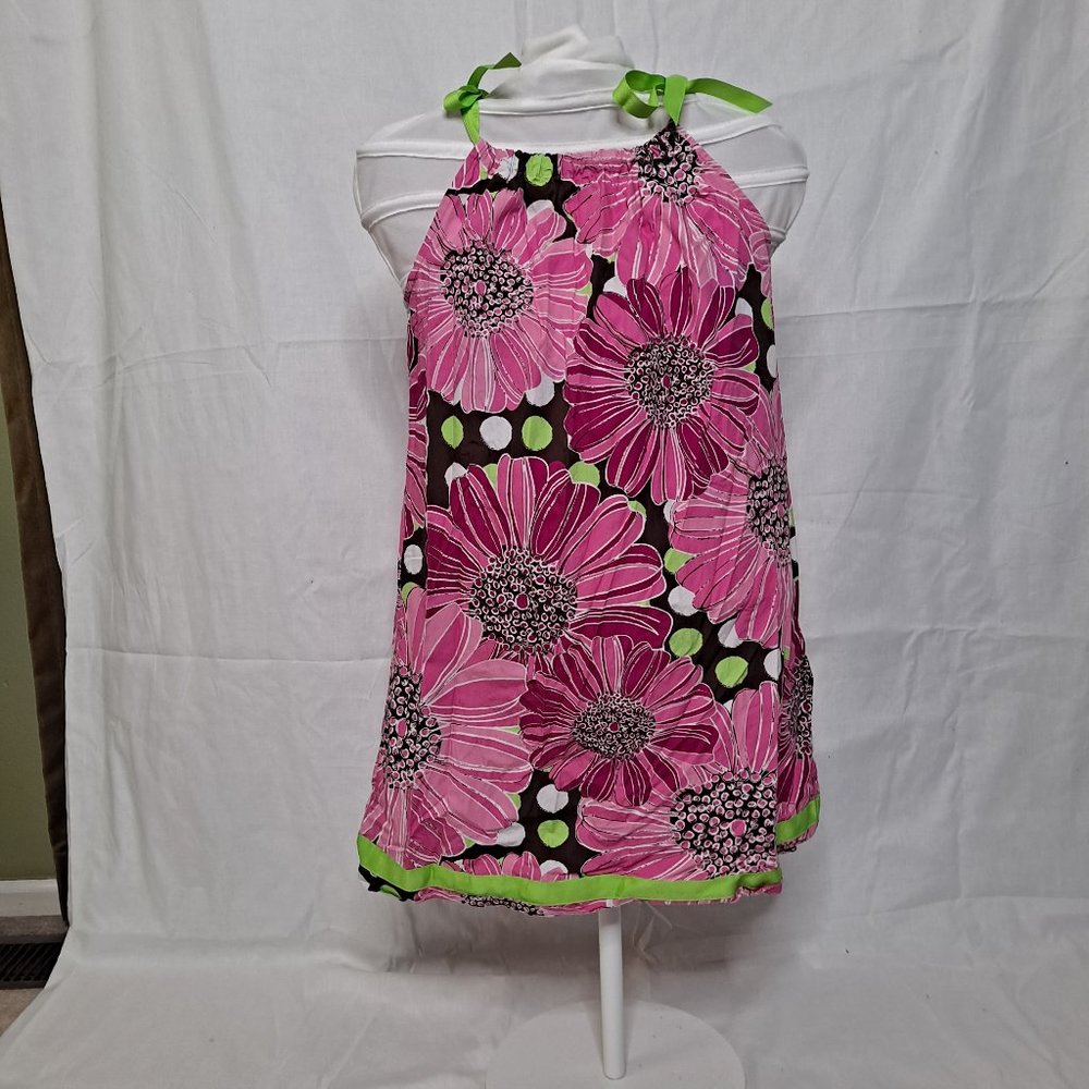 Hanna Andersson Girls Floral Dress Sz 140